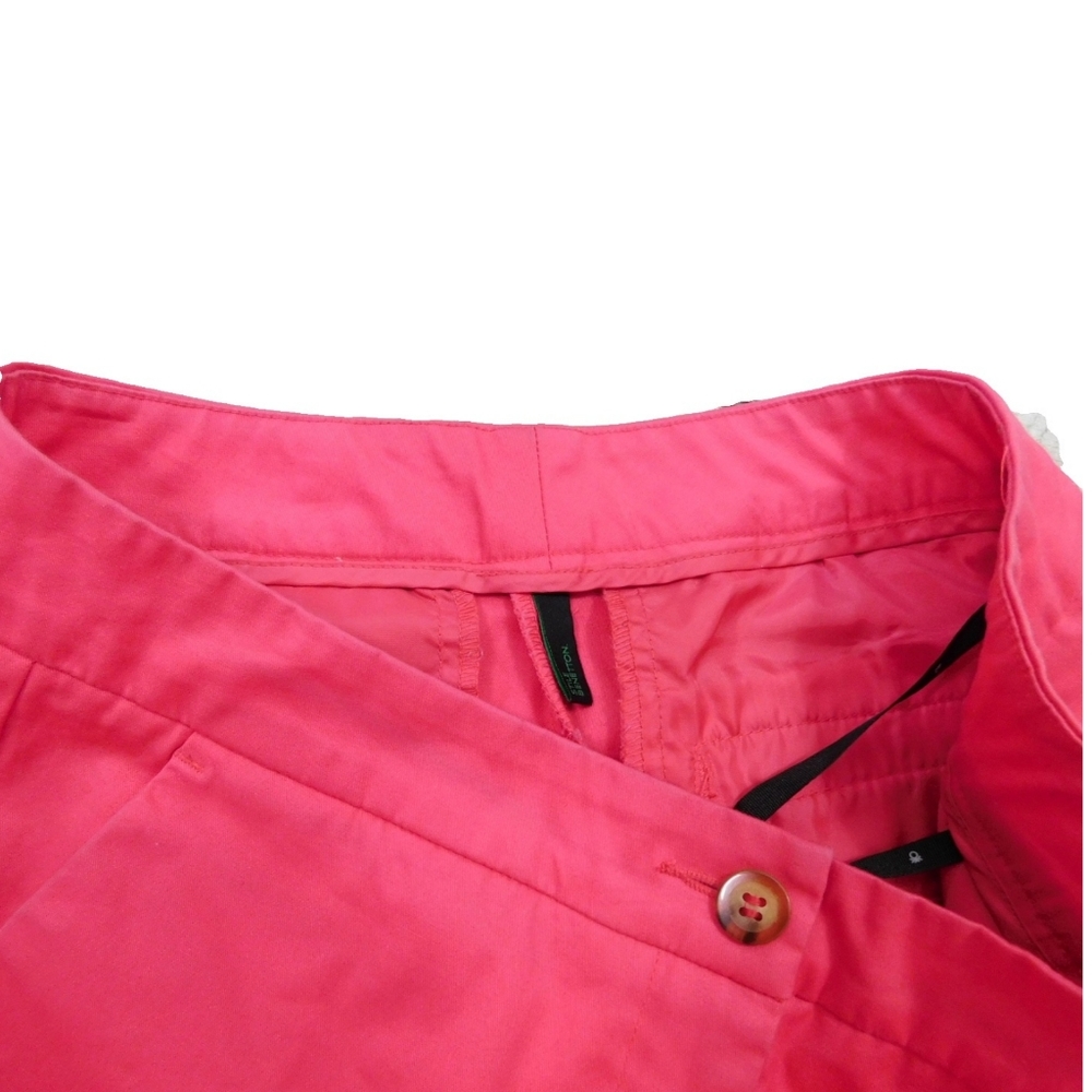 BENETTON WMNS 4 DARK SALMON ANKLE PANTS - Picture 4 of 5